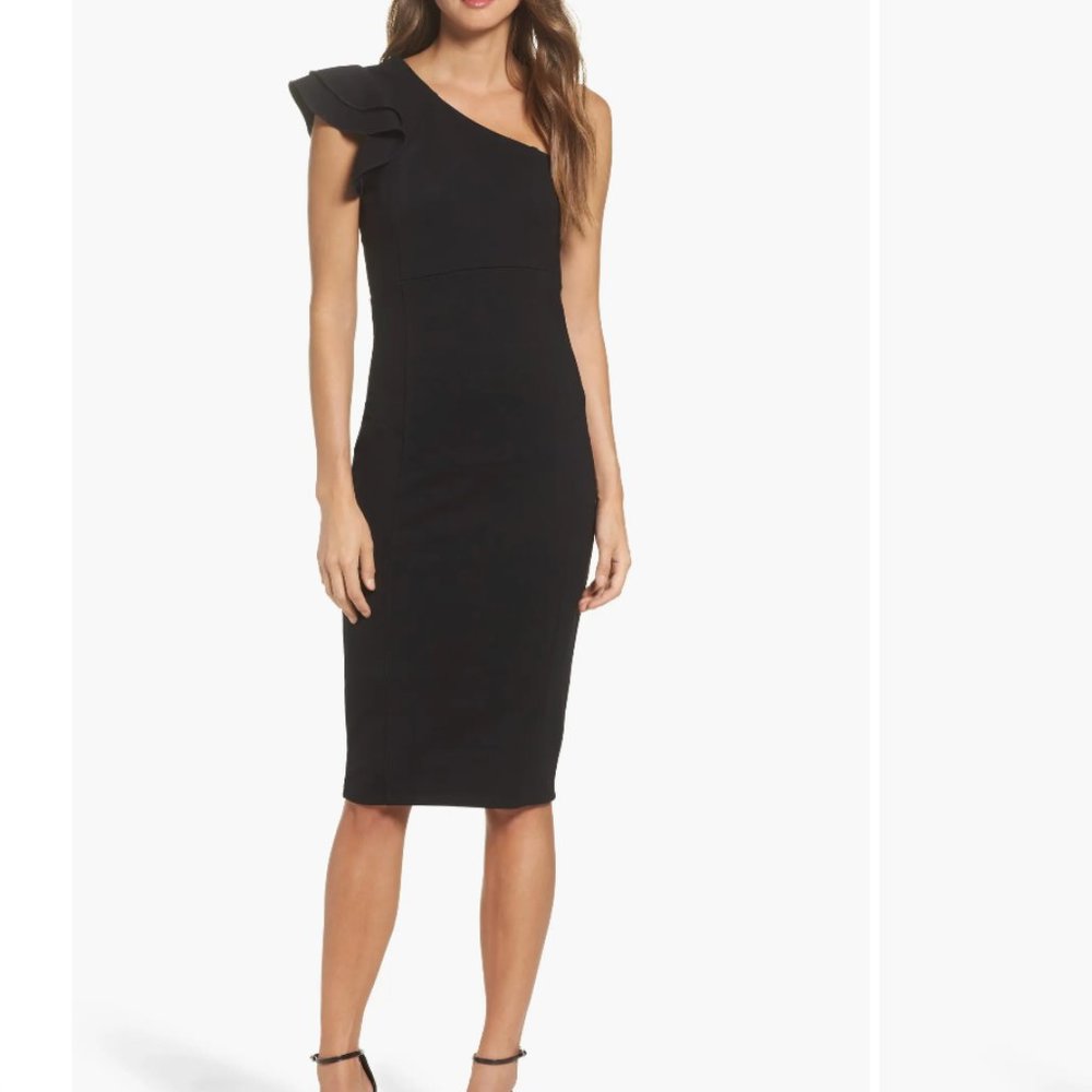 Felicity & Coco Marilyn One-Shoulder Sheath Dress